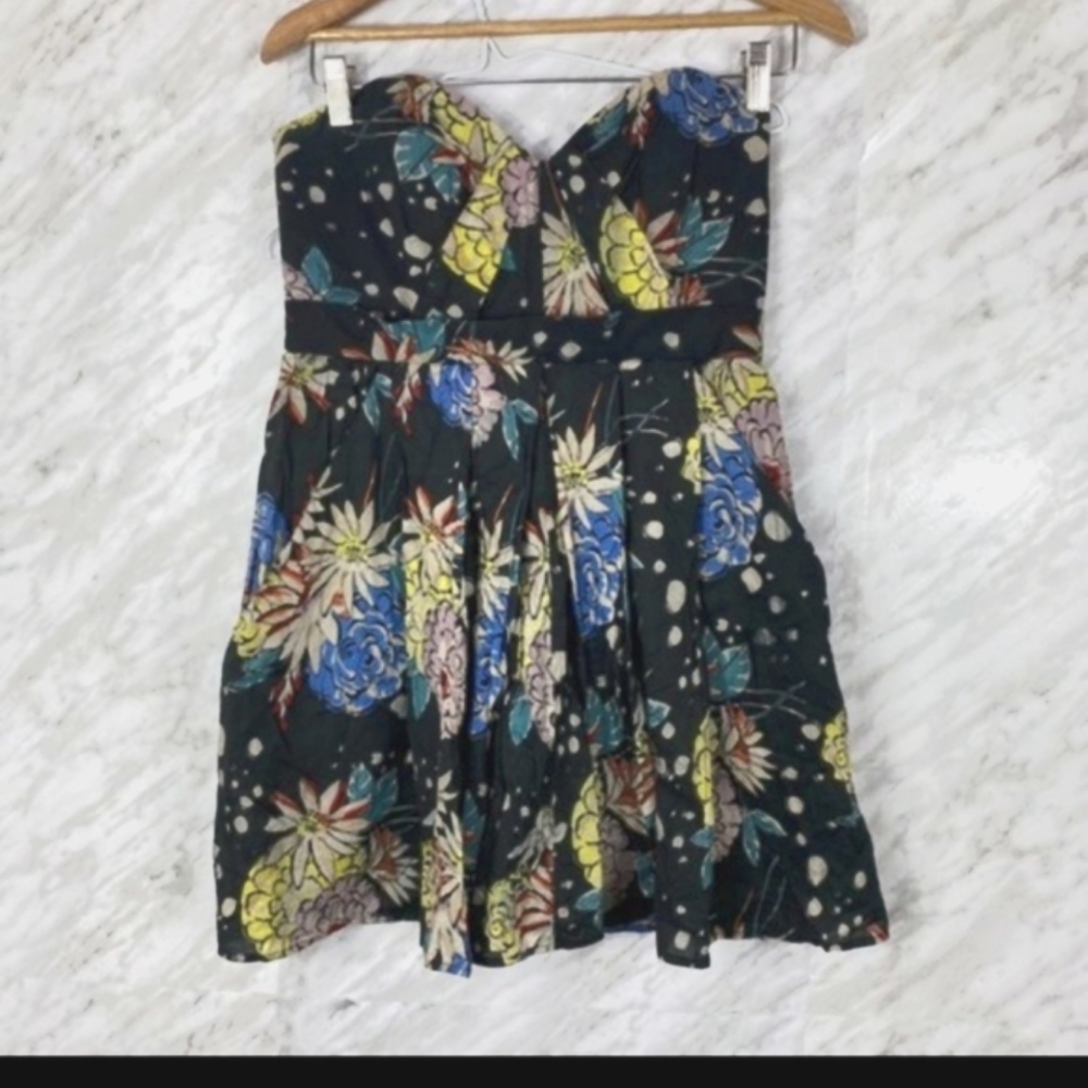 Foley + Corinna strapless Mini Dress with Pockets and Sweetheart Neck